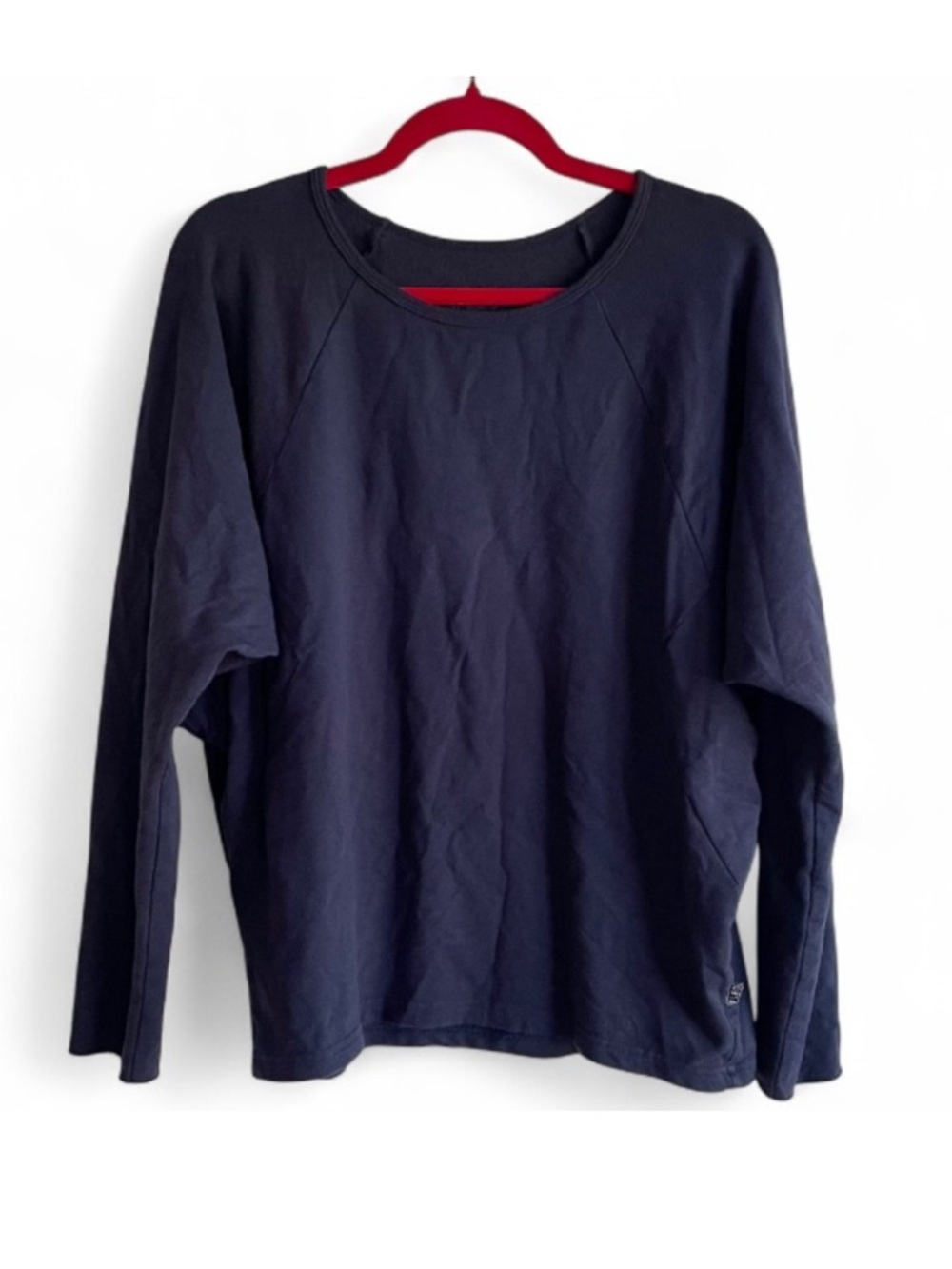 Fleo Undefeated Navy Blue Dolman Sleeve Sweatshirt Size XL
